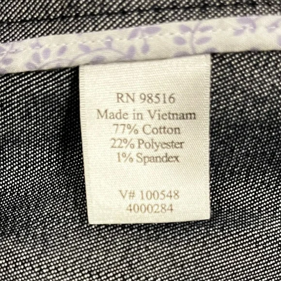 Coldwater Creek Jean Jacket sz 10 - Picture 13 of 15